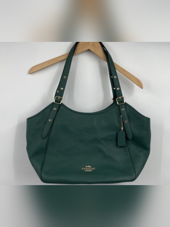Coach Handbags - Coach Meadow Dark Green  Shoulder Bag